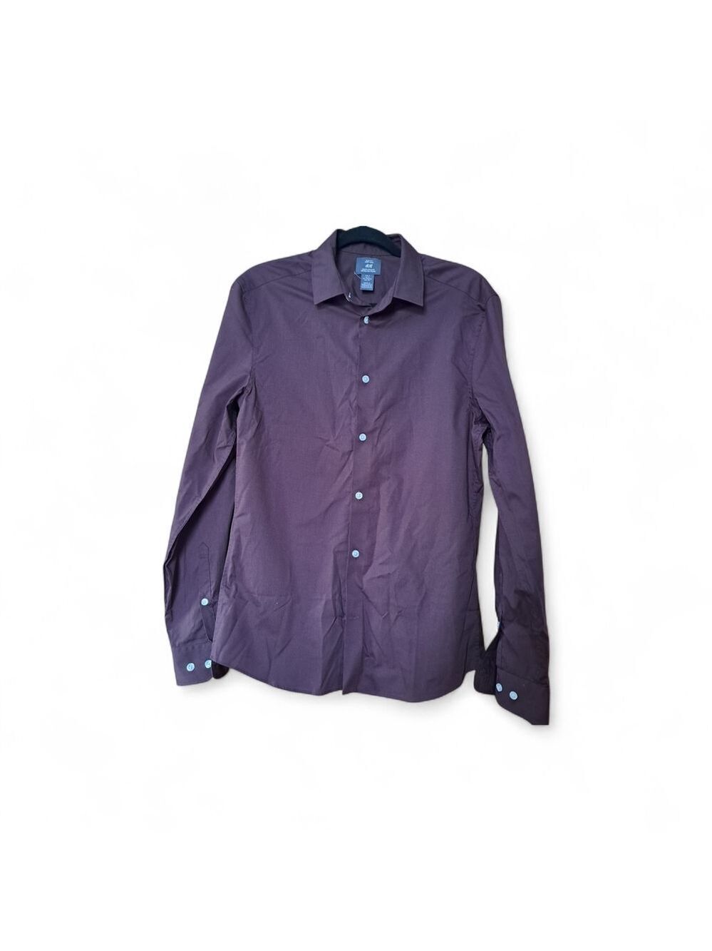 H&M Burgundy Button Down Shirt Size P